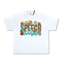 White speech therapist Urban Heavy Tee - OliviaCreatesArt