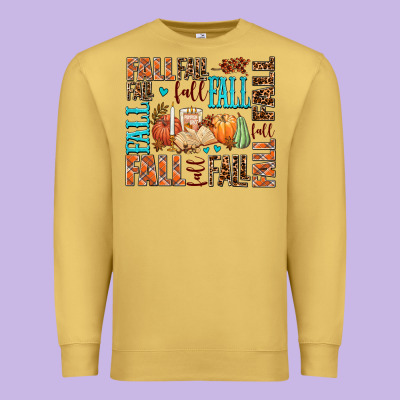 Fall Fall  Amd Pumpkins Premium Sweatshirt Designed By Adodesignshop