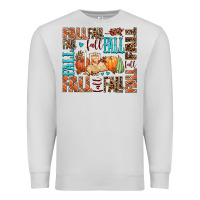 Dove Grey fall fall  amd pumpkins Premium Sweatshirt - AdoDesignShop