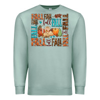 Seafoam fall fall  amd pumpkins Premium Sweatshirt - AdoDesignShop