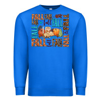 True Royal fall fall  amd pumpkins Premium Sweatshirt - AdoDesignShop