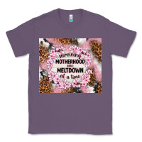 Lavender surviving motherhood one meltdown at the time Classic Tee - TumblerDesignByShophia
