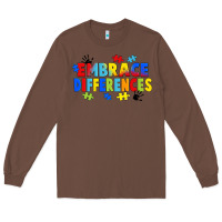 Chestnut Embrace differences Long Sleeve Tee - FaDigitalArtStudio