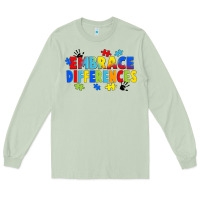 Matcha Embrace differences Long Sleeve Tee - FaDigitalArtStudio