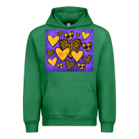 Emerald team spirit color purple and gold Urban Hoodie - JahusDesignShop