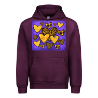 Mauve Wine team spirit color purple and gold Urban Hoodie - JahusDesignShop