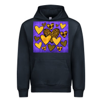 Navy team spirit color purple and gold Urban Hoodie - JahusDesignShop