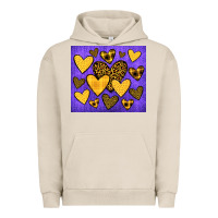 Pigment French Oak team spirit color purple and gold Urban Hoodie - JahusDesignShop