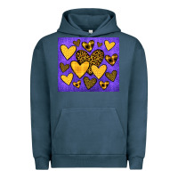 Pigment Midnight Navy team spirit color purple and gold Urban Hoodie - JahusDesignShop