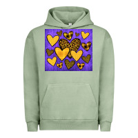 Pigment Oil Green team spirit color purple and gold Urban Hoodie - JahusDesignShop