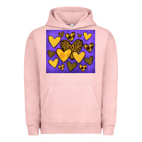 Pigment Salmon team spirit color purple and gold Urban Hoodie - JahusDesignShop