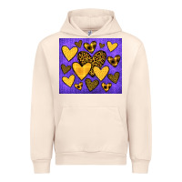 Sandshell team spirit color purple and gold Urban Hoodie - JahusDesignShop