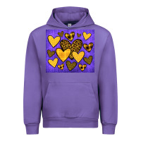 Tulip team spirit color purple and gold Urban Hoodie - JahusDesignShop