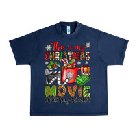Navy this is my christmas movie watching blanket Urban Heavy Tee - OliviaCreatesArt