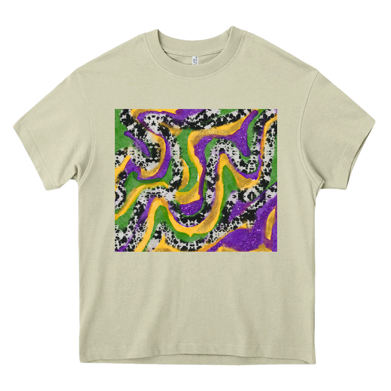 Mardi Gras Cowhide Heavy Core Tee by RanaPortraitStore | Teevron