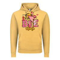 Vintage Mustard Bee Mine Valentines Day Vintage Hoodie - OliviaCreatesArt