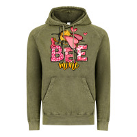 Vintage Olive Bee Mine Valentines Day Vintage Hoodie - OliviaCreatesArt