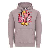 Vintage Zinc Bee Mine Valentines Day Vintage Hoodie - OliviaCreatesArt