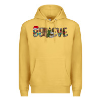 Antique Gold Believe Christmas Premium Hoodie - CowhideDigitalArt