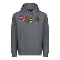 Rock Believe Christmas Premium Hoodie - CowhideDigitalArt