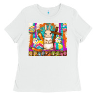 White easter day rabbit Ladies Tee - TumblerDesignByShophia