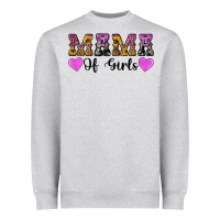 Heather Grey western mama of girls Heavyweight Sweatshirt - Artiststas