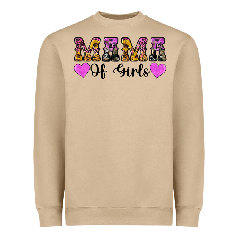 Western Mama Of Girls Heavyweight Sweatshirt by Artiststas | Teevron