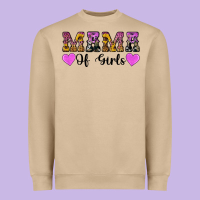 Western Mama Of Girls Heavyweight Sweatshirt Designed By Artiststas