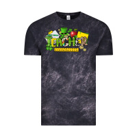Cloud Black Teacher St. Patrick's Day Vintage Tee - HowdyJamesFarm