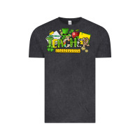 Vintage Black Teacher St. Patrick's Day Vintage Tee - HowdyJamesFarm