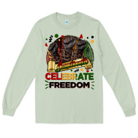 Matcha Juneteenth celebrate freedom Long Sleeve Tee - FaDigitalArtStudio