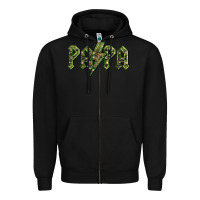 Black papa  lightning camouflage Zipper Hoodie - BarkalooDesign
