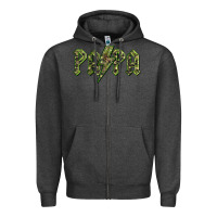 Charcoal Heather papa  lightning camouflage Zipper Hoodie - BarkalooDesign