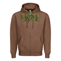 Chestnut papa  lightning camouflage Zipper Hoodie - BarkalooDesign