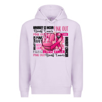 Lilac volleyball pink out breast cancer Premium Hoodie - RanaPortraitStore