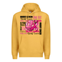 Mustard volleyball pink out breast cancer Premium Hoodie - RanaPortraitStore