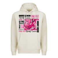 Oatmeal Heather volleyball pink out breast cancer Premium Hoodie - RanaPortraitStore