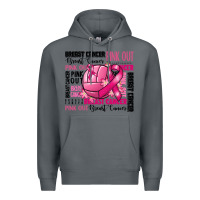 Rock volleyball pink out breast cancer Premium Hoodie - RanaPortraitStore