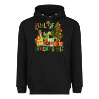 Black full of holiday spirit Heavyweight Hoodie - AdoDesignShop