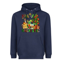 Navy full of holiday spirit Heavyweight Hoodie - AdoDesignShop