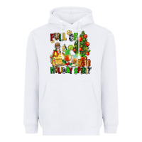 White full of holiday spirit Heavyweight Hoodie - AdoDesignShop
