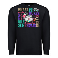 Black nurse nurse nurse with nurse element Premium Sweatshirt - AdoDesignShop