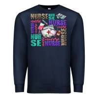 Navy nurse nurse nurse with nurse element Premium Sweatshirt - AdoDesignShop