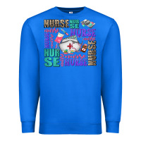 True Royal nurse nurse nurse with nurse element Premium Sweatshirt - AdoDesignShop