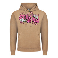 Vintage Coffee Strong Cancer Awareness Vintage Hoodie - FaDigitalArtStudio