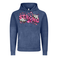 Vintage Denim Strong Cancer Awareness Vintage Hoodie - FaDigitalArtStudio