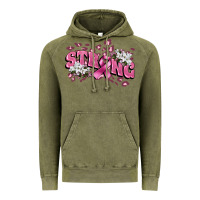 Vintage Olive Strong Cancer Awareness Vintage Hoodie - FaDigitalArtStudio