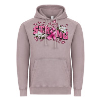 Vintage Zinc Strong Cancer Awareness Vintage Hoodie - FaDigitalArtStudio