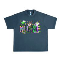 Midnight Navy mardi gras nurse Urban Heavy Tee - OliviaCreatesArt