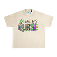 Sandshell mardi gras nurse Urban Heavy Tee - OliviaCreatesArt